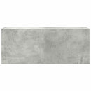 vidaXL betonszürke szerelt fa fali fürdőszobaszekrény 100 x 25 x 40 cm