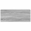 vidaXL szürke sonoma szerelt fa fali fürdőszobaszekrény 100x25x40 cm