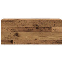 vidaXL antik fa színű szerelt fa fali fürdőszobaszekrény 100x25x40 cm