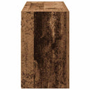 vidaXL antik fa színű szerelt fa fali fürdőszobaszekrény 100x25x40 cm