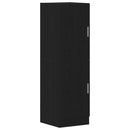 vidaXL fekete szerelt fa konyhaszekrény 38 x 41,5 x 131,5 cm