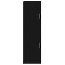 vidaXL fekete szerelt fa konyhaszekrény 38 x 41,5 x 131,5 cm