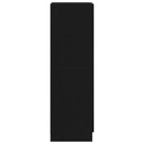 vidaXL fekete szerelt fa konyhaszekrény 38 x 41,5 x 131,5 cm