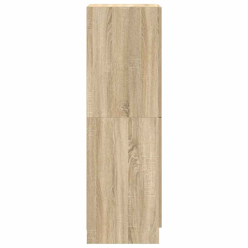 vidaXL sonoma tölgy színű szerelt fa konyhaszekrény 38x41,5x131,5 cm