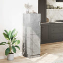 vidaXL betonszürke szerelt fa konyhaszekrény 38 x 41,5 x 131,5 cm