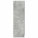 vidaXL betonszürke szerelt fa konyhaszekrény 38 x 41,5 x 131,5 cm