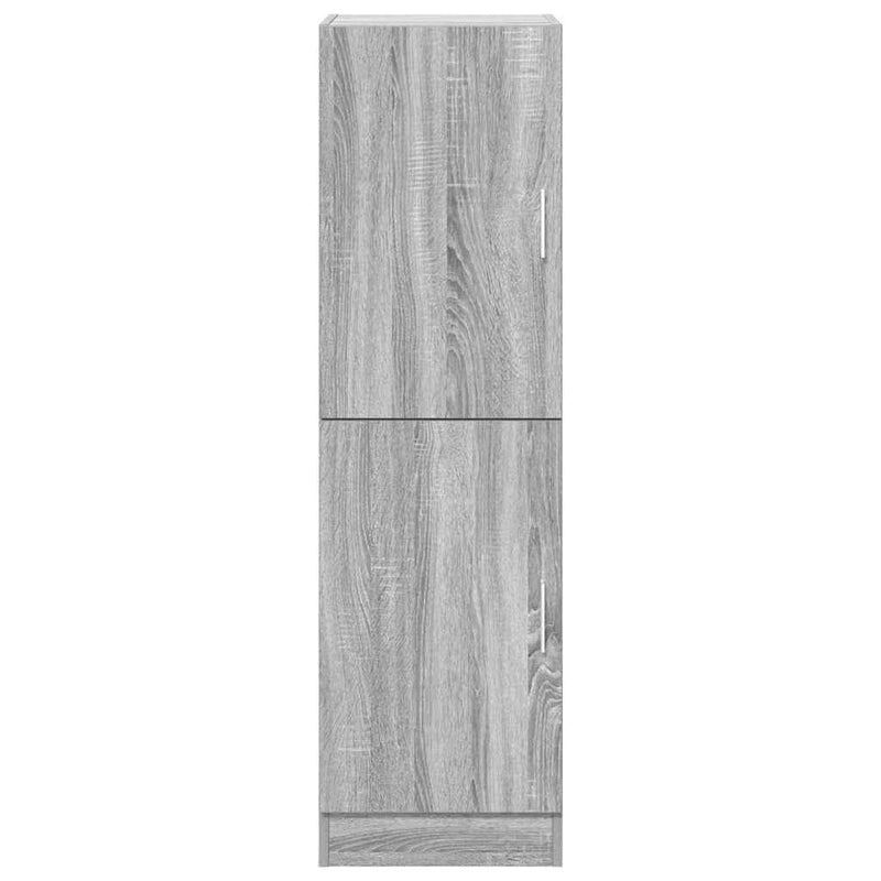 vidaXL szürke sonoma színű szerelt fa konyhaszekrény 38x41,5x131,5 cm