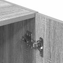 vidaXL szürke sonoma színű szerelt fa konyhaszekrény 38x41,5x131,5 cm