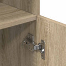 vidaXL sonoma tölgy színű szerelt fa konyhaszekrény 57x41,5x131,5 cm