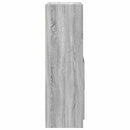 vidaXL szürke sonoma színű szerelt fa konyhaszekrény 57x41,5x131,5 cm