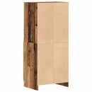 vidaXL antik fa színű szerelt fa konyhaszekrény 57x41,5x131,5 cm