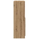 vidaXL kézműves tölgyszínű szerelt fa konyhaszekrény 57x41,5x131,5 cm