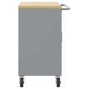 vidaXL Munkaszekrény fiókkal 2 pcs Fekete és Szürke 100 x 55 x 85 cm