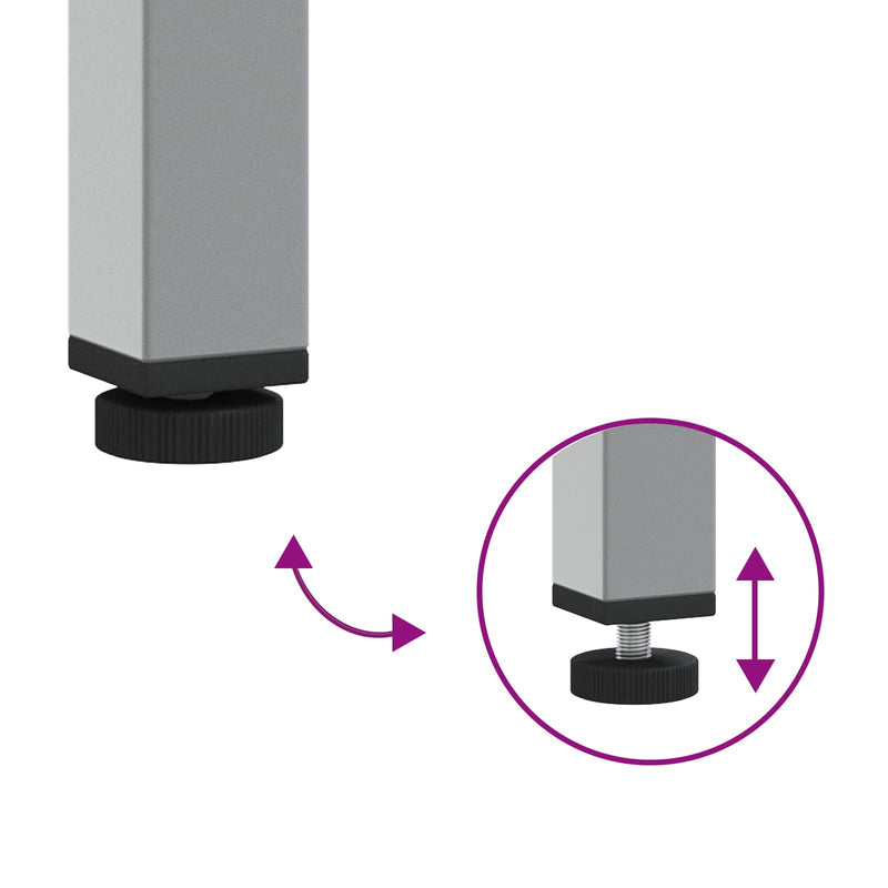 vidaXL Munkaszekrény 3 pcs Fekete 150 x 55 x 85 cm Mérnöki fa és Acél