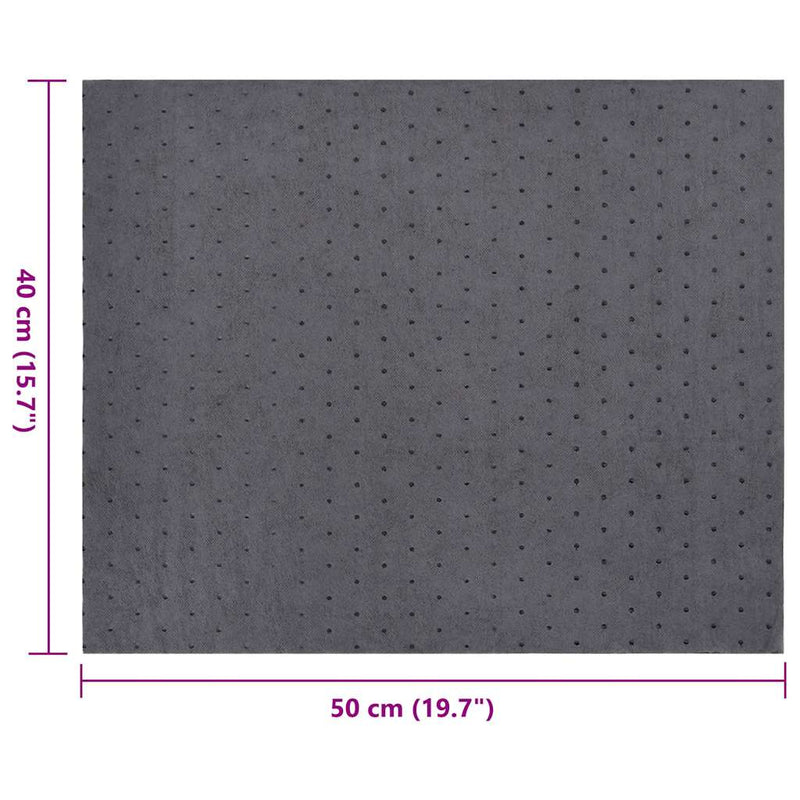 vidaXL Olajfelszívó párna 100 db Szürke 40x50 cm