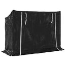 vidaXL Tűzifa állvány esővédővel 151x60,5x110,5 cm horganyzott acél