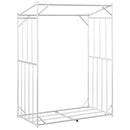 vidaXL tűzifa állvány esővédővel 150x80x200 cm horganyzott acél