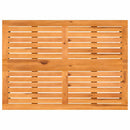 vidaXL fekete polyrattan kerti asztal akácfa lappal 105x75x72 cm