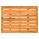 vidaXL bézs polyrattan akácfa lapos kerti asztal 105x75x72 cm