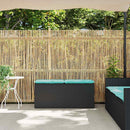 vidaXL fekete polyrattan kerti pad párnával 110x40x44 cm