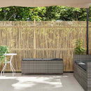 vidaXL barna polyrattan kerti pad párnával 110x30x40,5 cm