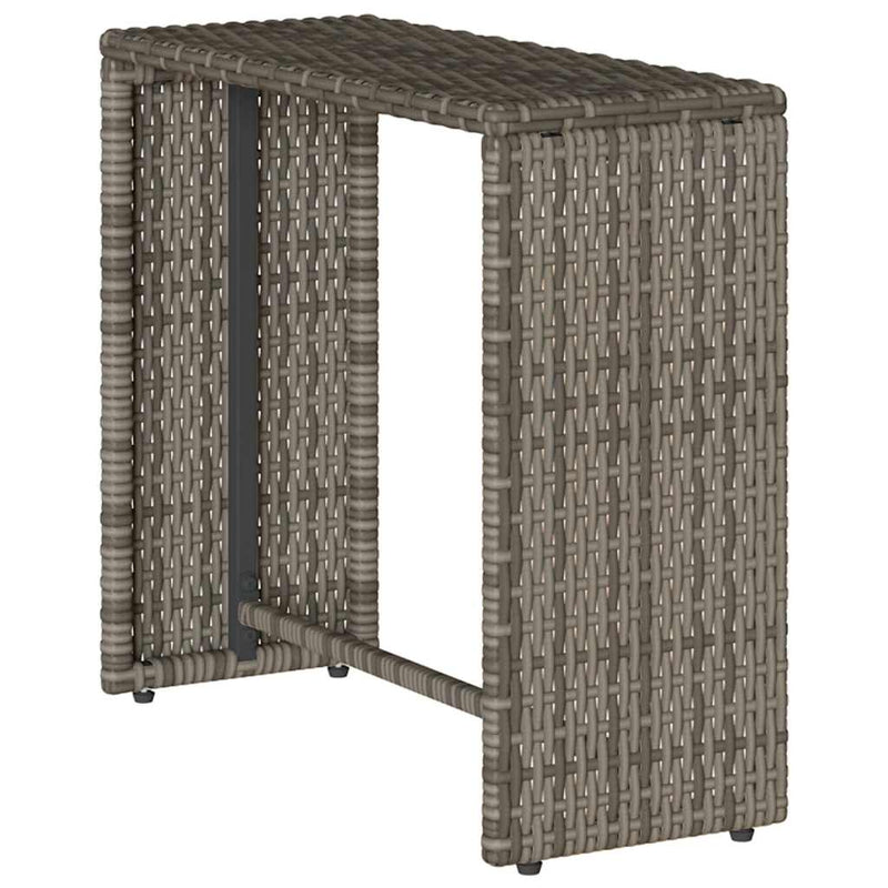 vidaXL 5 részes polyrattan kerti kanapé garnitúra párnákkal stackable