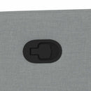 vidaXL világosszürke szövet dönthető fotel