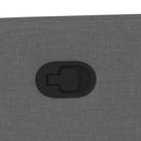 vidaXL sötétszürke szövet relaxfotel