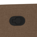 vidaXL barna szövet dönthető szék