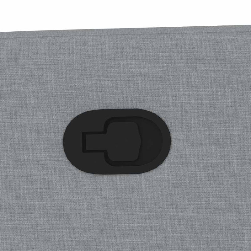 vidaXL világosszürke szövet dönthető masszázsfotel