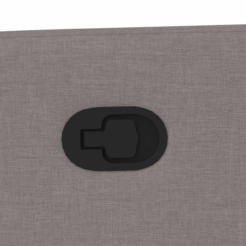 vidaXL tópszínű szövet dönthető masszázsfotel