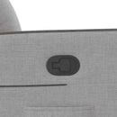 vidaXL felhőszürke szövet dönthető fotel