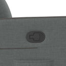 vidaXL sötétszürke szövet relaxfotel