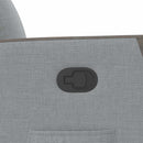 vidaXL világosszürke szövet dönthető fotel