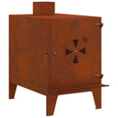 vidaXL kemping tűzhely 35x50x60 cm Corten acél