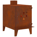 vidaXL kemping tűzhely 35x50x60 cm Corten acél