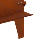 vidaXL kemping tűzhely 35x50x60 cm Corten acél