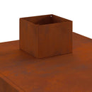 vidaXL kemping tűzhely 35x50x60 cm Corten acél