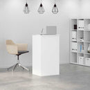 vidaXL fehér, rétegelt fa recepciósasztal 55 x 50 x 103,5 cm