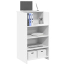 vidaXL fehér, rétegelt fa recepciósasztal 55 x 50 x 103,5 cm