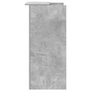 vidaXL recepciós pult betonszürke 55x50x103,5 cm szerelt fa