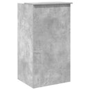vidaXL recepciós pult betonszürke 55x50x103,5 cm szerelt fa