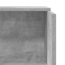 vidaXL recepciós pult betonszürke 55x50x103,5 cm szerelt fa