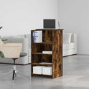 vidaXL recepciós pult füstös tölgy 55x50x103,5 cm szerelt fa