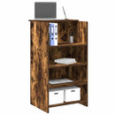 vidaXL recepciós pult füstös tölgy 55x50x103,5 cm szerelt fa