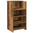 vidaXL recepciós pult antik fa 55x50x103,5 cm szerelt fa