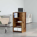 vidaXL recepciós pult antik fa 55x50x103,5 cm szerelt fa
