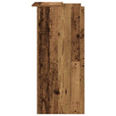 vidaXL recepciós pult antik fa 55x50x103,5 cm szerelt fa