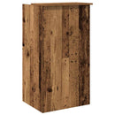 vidaXL recepciós pult antik fa 55x50x103,5 cm szerelt fa