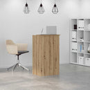vidaXL recepciós pult kézműves tölgy 55x50x103,5 cm szerelt fa